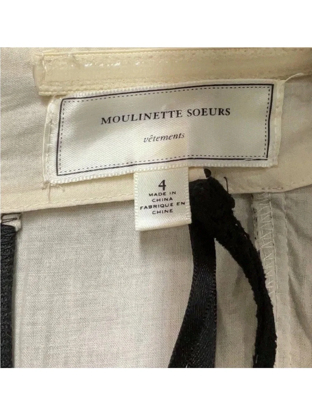 Moulinette Soeurs Anthropologie Black Lace Dress 4 Small Whimsigoth Sleeveless